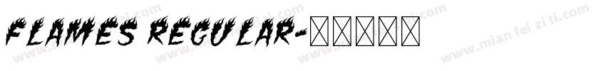 Flames Regular字体转换